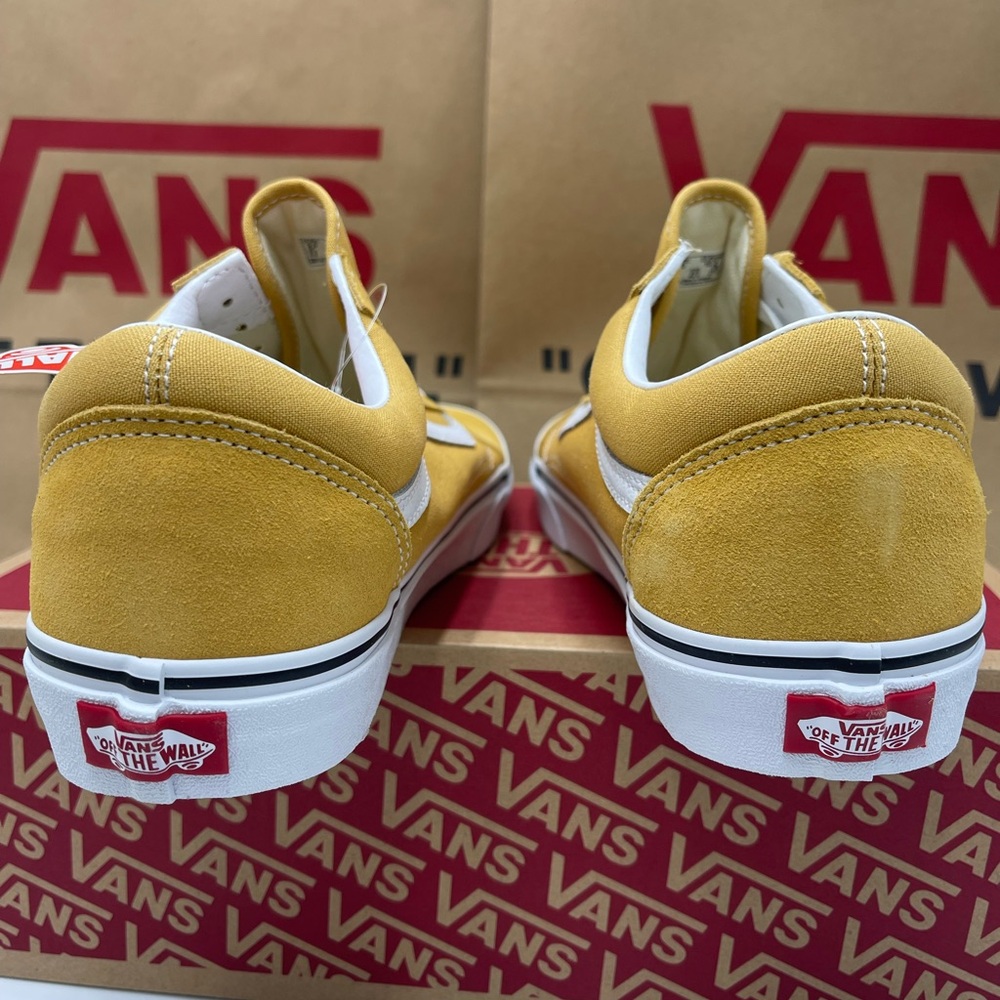 Vans WMNS Mustard Vans Men’s Old Skool
Ochre/True White Sneakers 
VN0A38G1QA0 - Picture 4 of 16